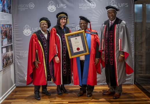 2025 April Honorary Dr Degree Dr Zondo