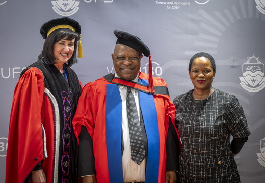 2025 April Honorary Dr Degree Dr Zondo