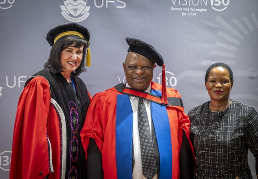 2025 April Honorary Dr Degree Dr Zondo